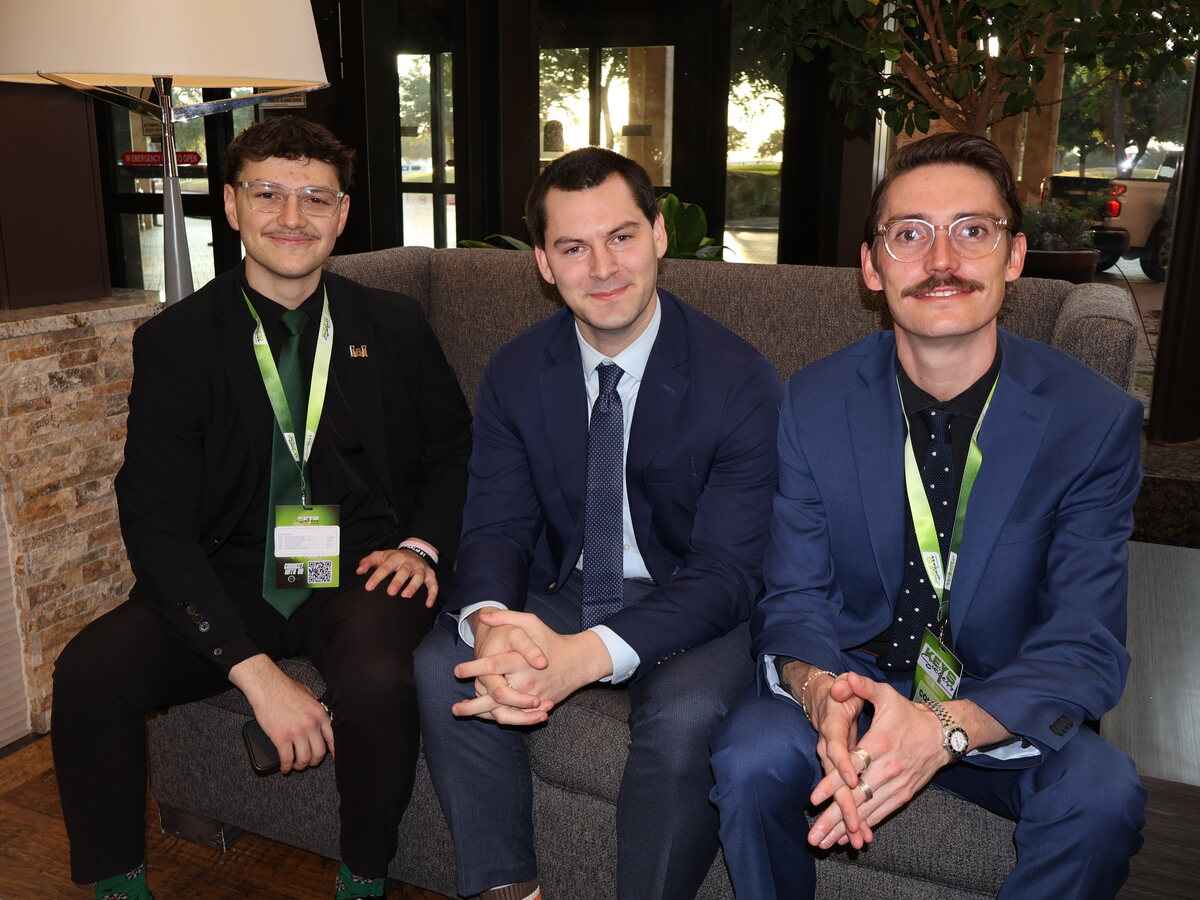 Atlas Marketing Group team members at a company leadership conference in the Chicago area